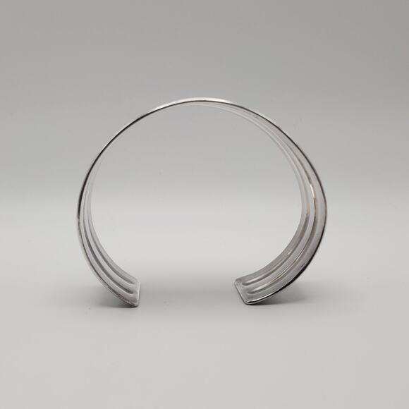 Vintage Sterling Silver Twisted Rope Cable 1” Wide Cuff Bracelet Men’s Women’s - Picture 7 of 11